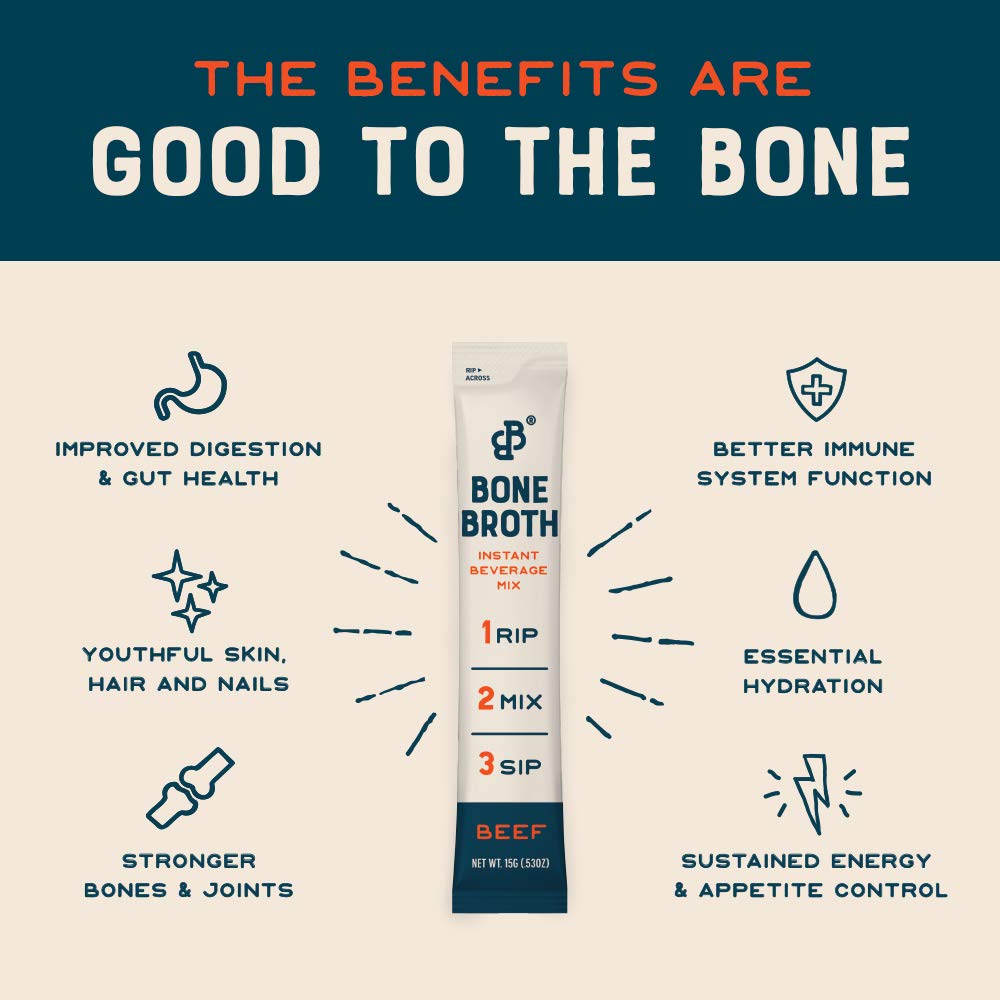 Bare Bones grass-fed beef collagen highlighted as premium ingredient.
