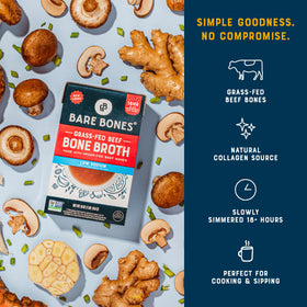 Label highlights gluten-free, dairy-free, and natural ingredients.