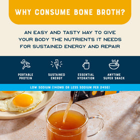 Bare Bones organic chicken broth bottle ready for cooking and sipping