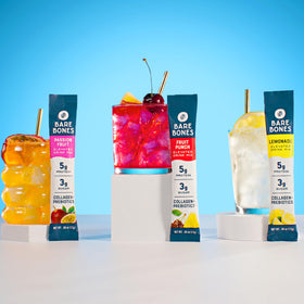 Bare Bones Passion Fruit flavor packaging for easy shopping.