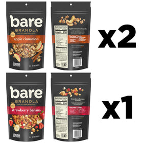 Bare Granola Cereal Variety Pack bundle display