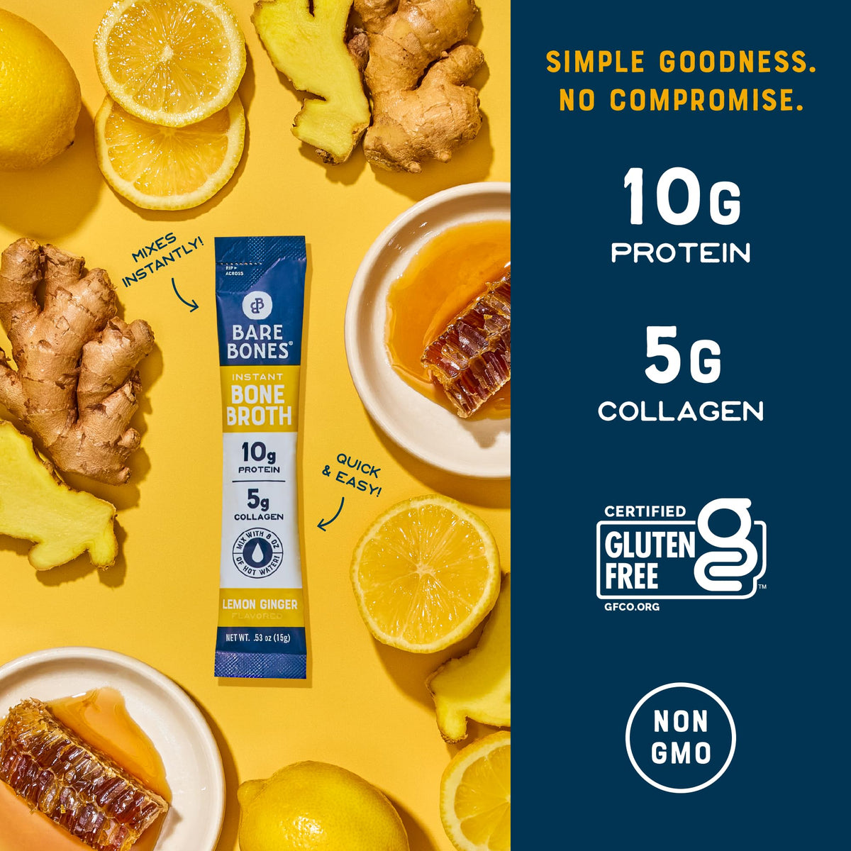 Bare Bones 10g Protein Per Serving – hearty protein boost in keto and paleo friendly option.