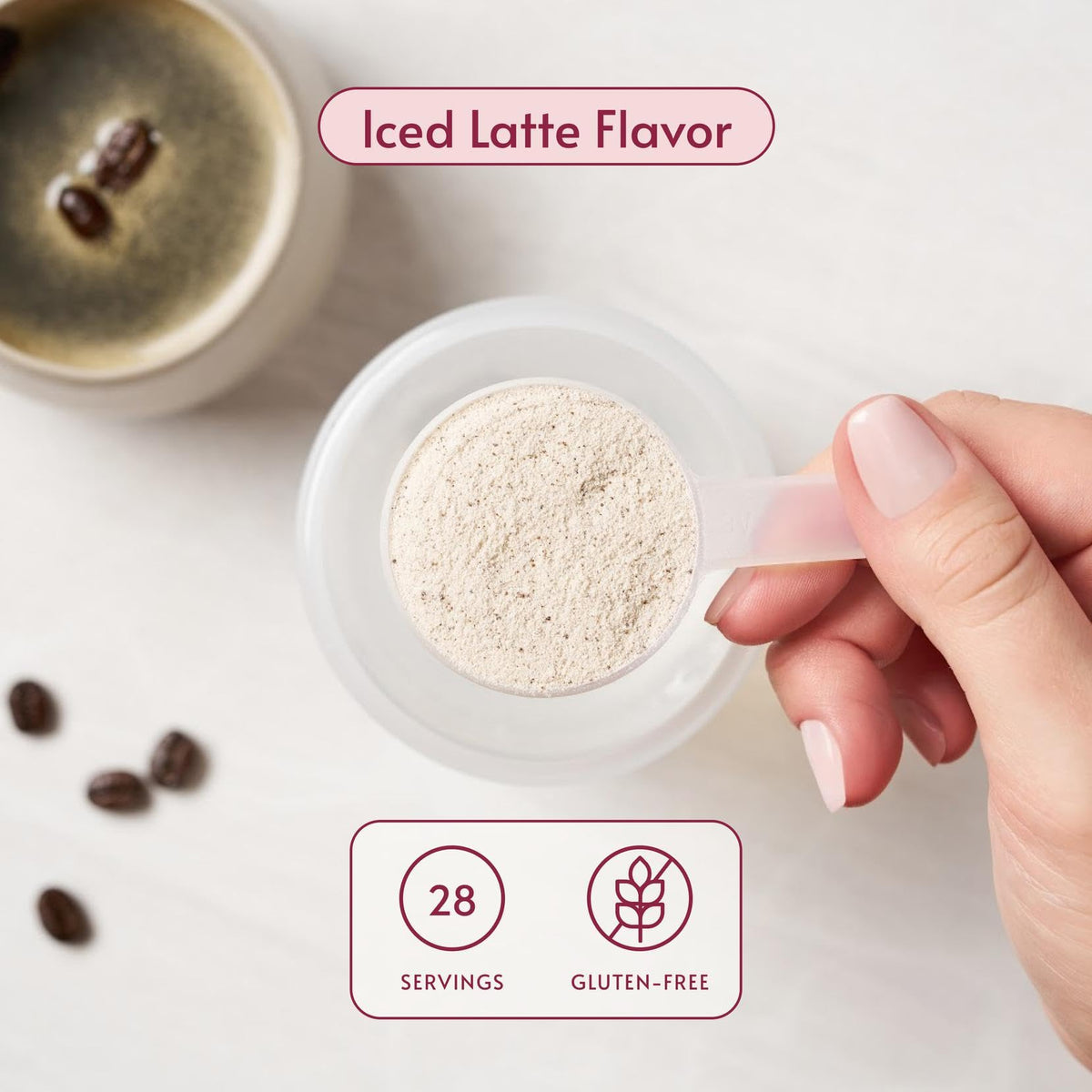 Bariatric Advantage Iced Latte shaker for convenient post-op nutrition on the go