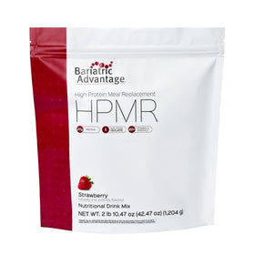 Bariatric Advantage packaging showing strawberry meal replacement for easy daily planning