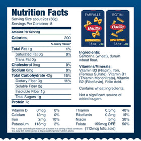 Barilla al dente timing depicted for ideal pasta texture.