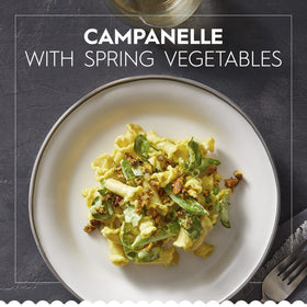 Barilla Campanelle pasta's fluted edges capture sauce beautifully.