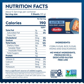 Barilla gluten-free lasagne supports easy weeknight family dinners