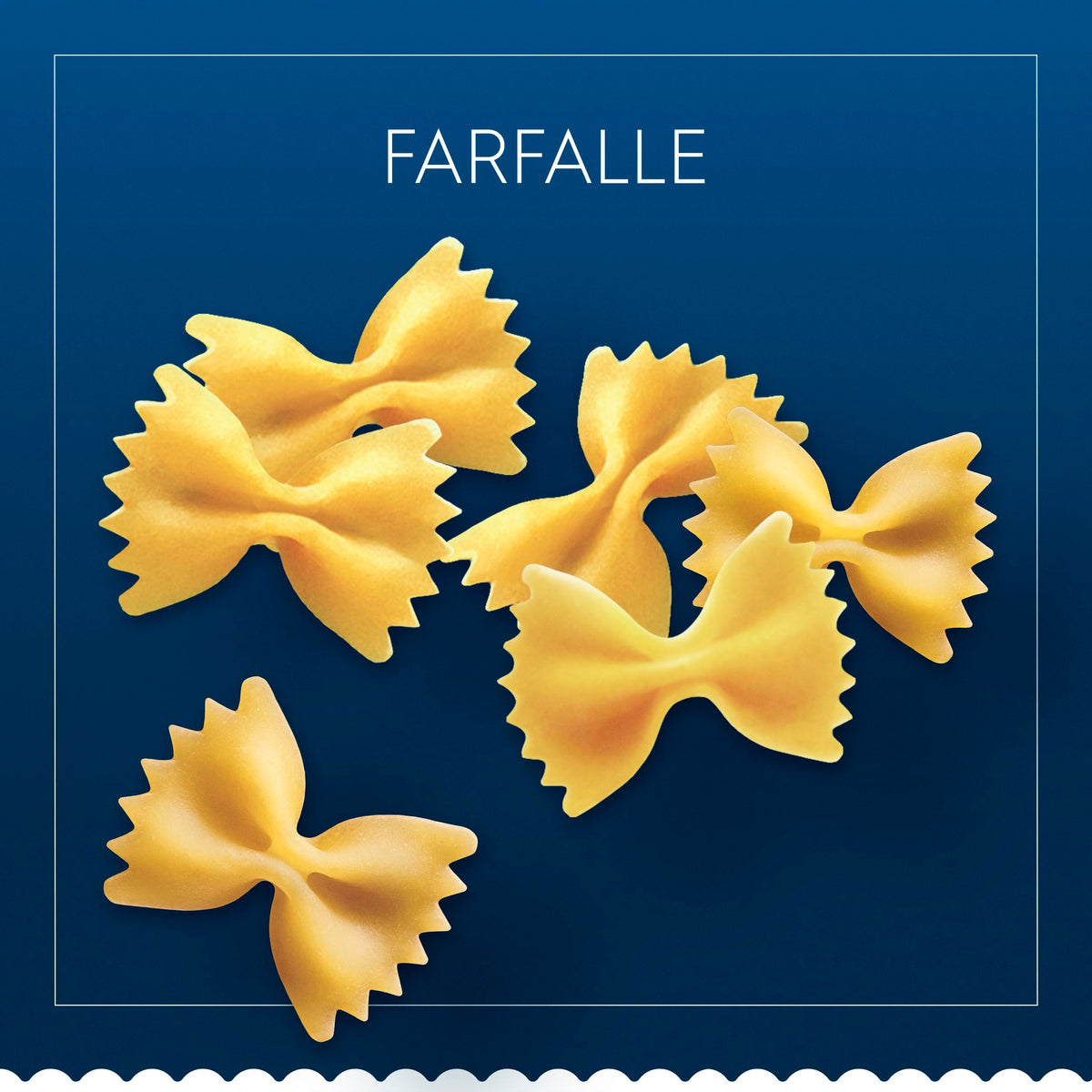 Barilla Farfalle plated with sauce showcasing al dente texture.
