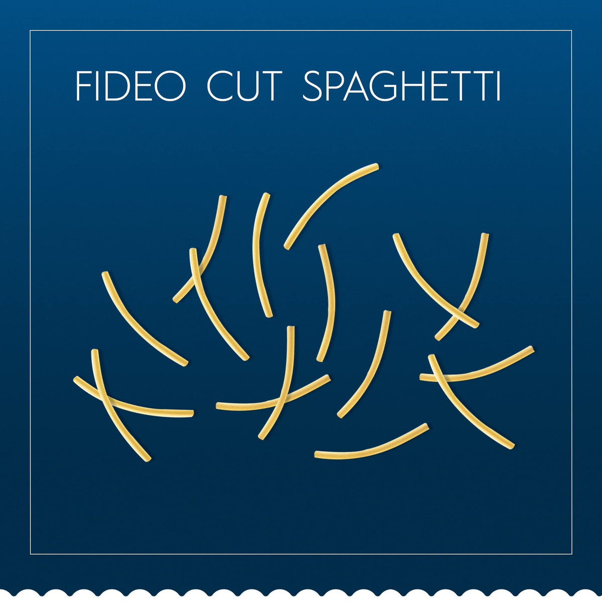 Ready to cook in 6-7 minutes, Barilla Fideo Cut Spaghetti.