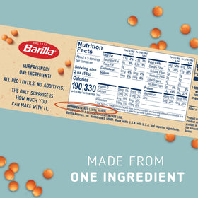 Barilla packaging with gluten free and kosher certifications