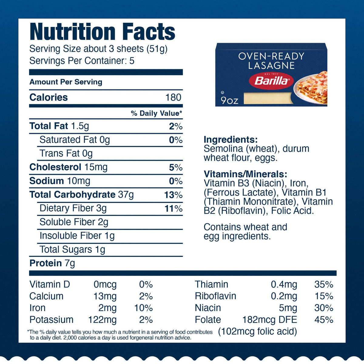 Barilla lasagne with meat sauce pairing idea for hearty family meals.