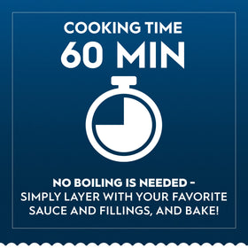 Barilla lasagne with sauce and fillings for customizable family meals