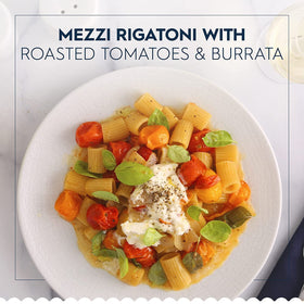 Barilla Mezzi Rigatoni nutrition-enriched with iron and B vitamins.