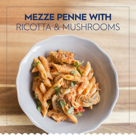Barilla Mini Penne ridges secure sauce on every surface