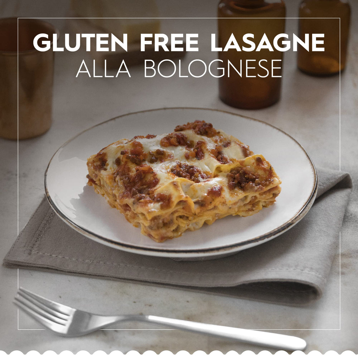 Barilla non-GMO gluten-free lasagne packaging emphasizes quality