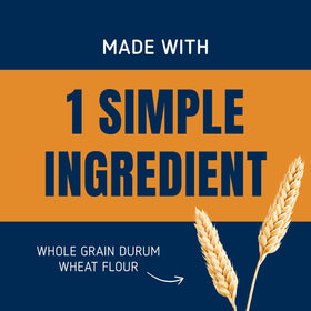 Barilla Non-GMO and kosher label highlights quality and vegan-friendly options.