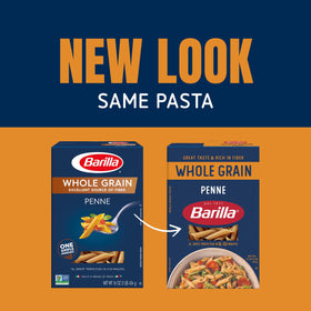Barilla penne pasta cooking in a pot for al dente results