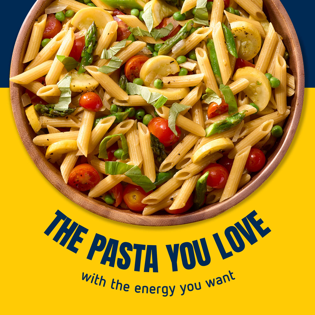 Barilla Protein+ Penne ready in about 10 minutes.