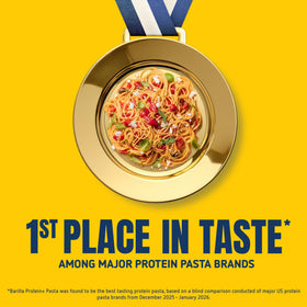 Barilla Protein+ Thin Spaghetti strands ready to cook for a quick protein boost