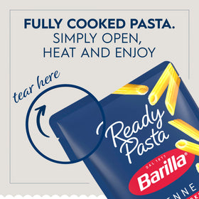 Barilla Ready Pasta allergen-friendly labeling, lactose- and peanut-free options.