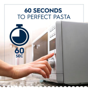 Barilla Ready Pasta pouch highlights three ingredients: olive oil, salt, pasta