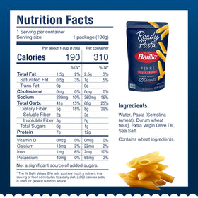 Barilla Ready Pasta pantry-friendly packaging for rapid meals.
