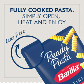 Barilla Ready Pasta Rotini as a pantry staple for fast meals.