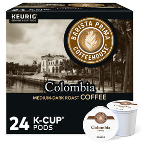 Barista Prima Coffeehouse Colombia K-Cup pod ready for quick mornings