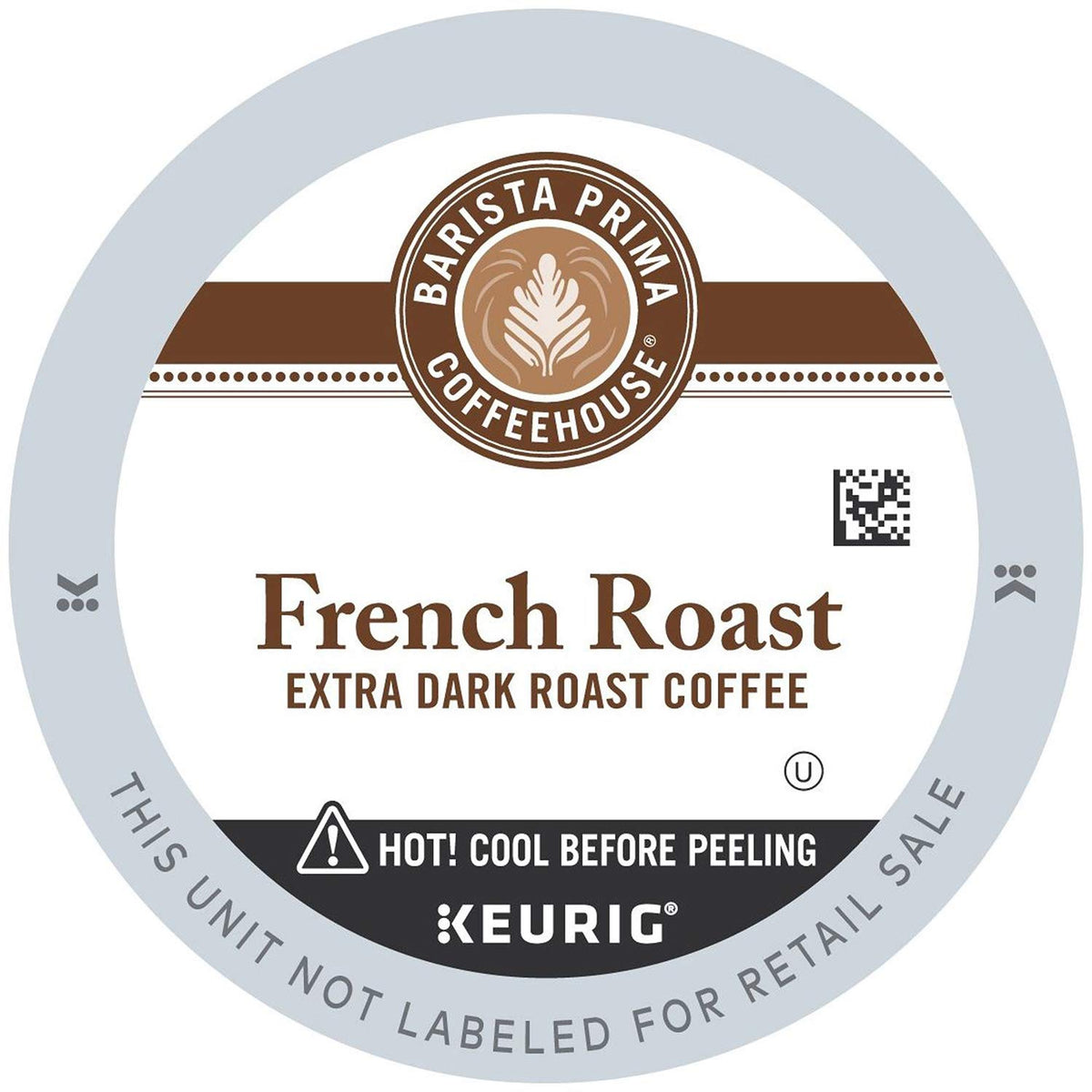 Barista Prima Coffeehouse Dark Roast K-Cup—bold aroma for morning Keurig brews.