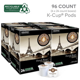Barista Prima French Roast K-Cup pods displayed for quick, consistent morning coffee.