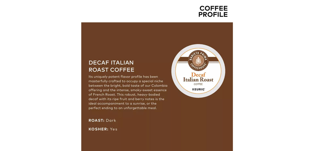 Barista Prima Fruity Smoky Finish image hints at balanced afternoon aftertaste.