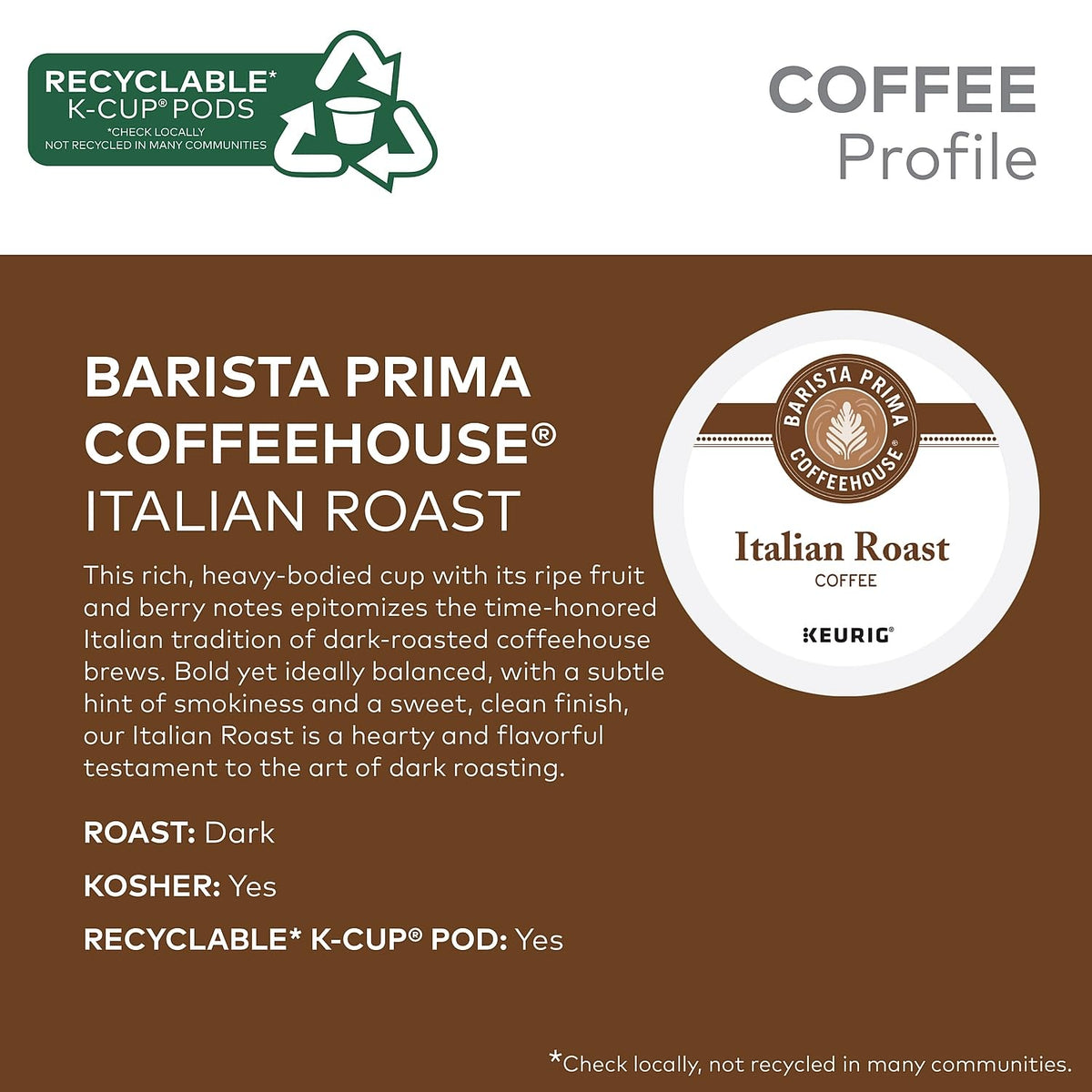 Box of Barista Prima Italian Roast 96-pack ready for daily routines.
