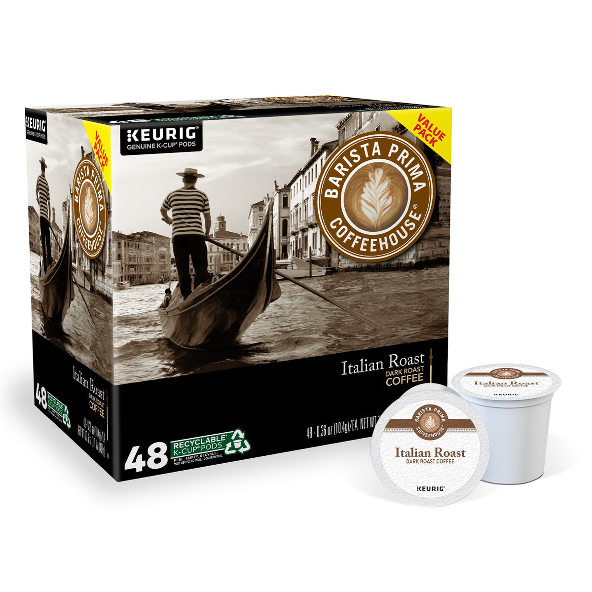 Barista Prima Italian Roast recyclable pods emphasize sustainable daily coffee habits