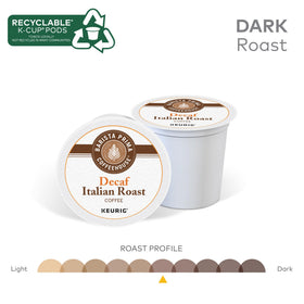 Barista Prima K-Cup pods with minimalist packaging for modern kitchens.