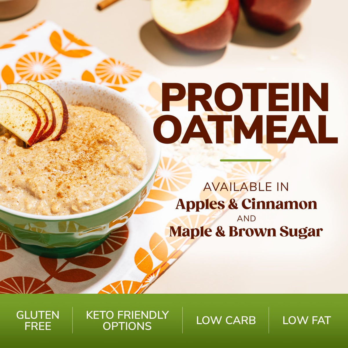 BariWise protein oatmeal served in a bowl with creamy texture