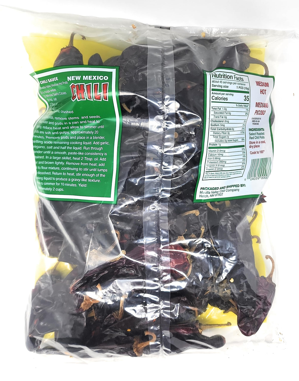 Barker's Dried Red Chili Pods close-up highlights rich texture ideal for roasting.