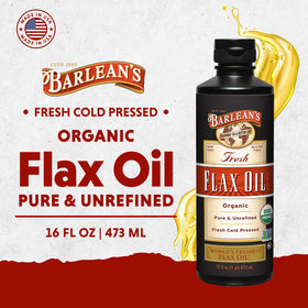 Dropper releasing ALA-rich oil perfect for daily vegan omega-3 intake