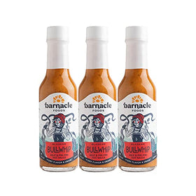 Barnacle Foods Bullwhip Kelp Hot Sauce bottle front highlights bold umami flavor