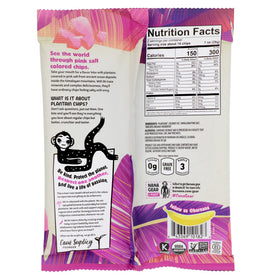 Barnana plantain chips seasoned with Himalayan pink salt for bold flavor.