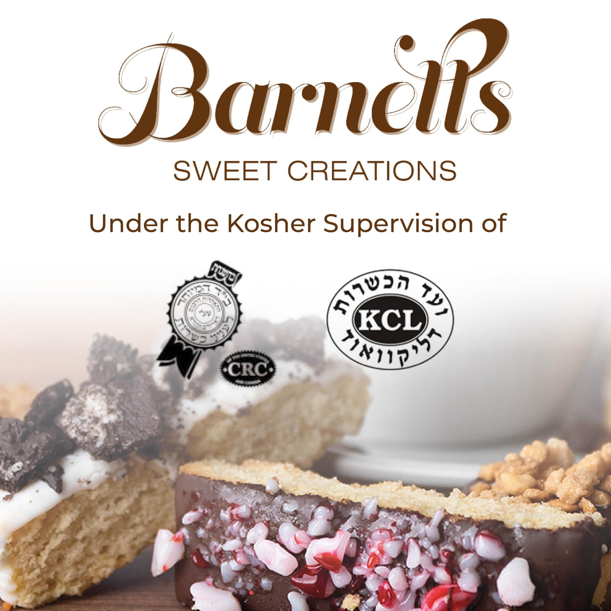 Chocolate craisin biscotti from Barnetts offers rich, fruity crunch.