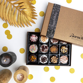Barnetts chocolate toppings add texture and flavor variety.