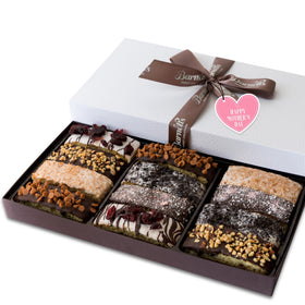Barnetts Fine Biscotti Mother's Day box featuring 12 chocolate biscotti for gifting.