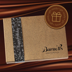 Barnetts hand-dipped chocolate sandwich cookies showcased as a luxurious treat.