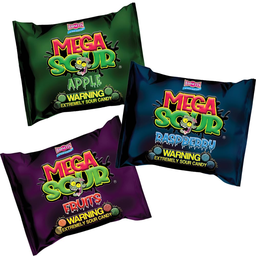 Barnetts Mega Sour Apple 104g pack ideal for gift hampers and celebrations.