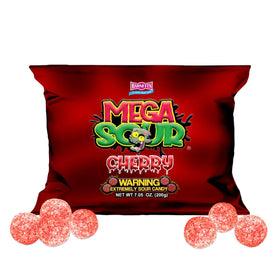 Barnetts Mega Sour Cherry 200g gift-ready packaging appeals to candy lovers.