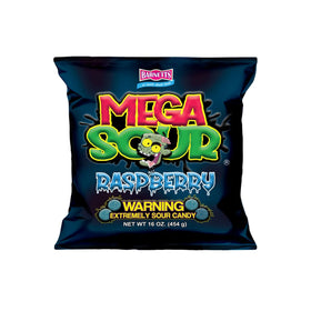 Barnetts Mega Sour Raspberry pack shot ideal for party bags and sharing