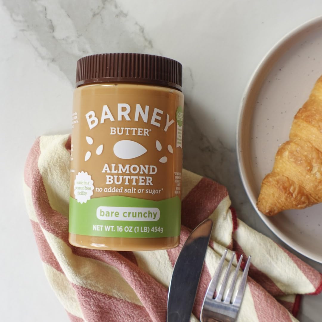 Barney Butter Spreader-ready jar on toast demonstrates quick, tasty snack possibilities