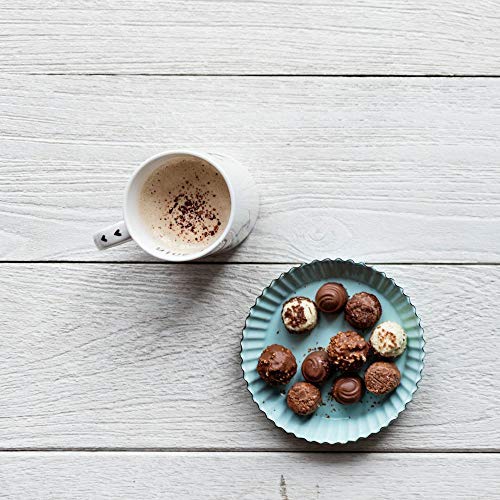 Close-up of Barnie's Mocha Truffle ground coffee texture
