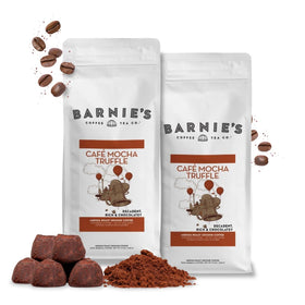 Barnie's Café Mocha Truffle two-pack on display for gifting