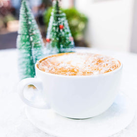 Warm vanilla aroma highlighted by Barnie's medium-roast blend